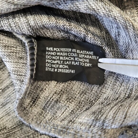 CLUB MONACO | Metallic Long Sleeve Shirt Top | Sz. S - Picture 3 of 5